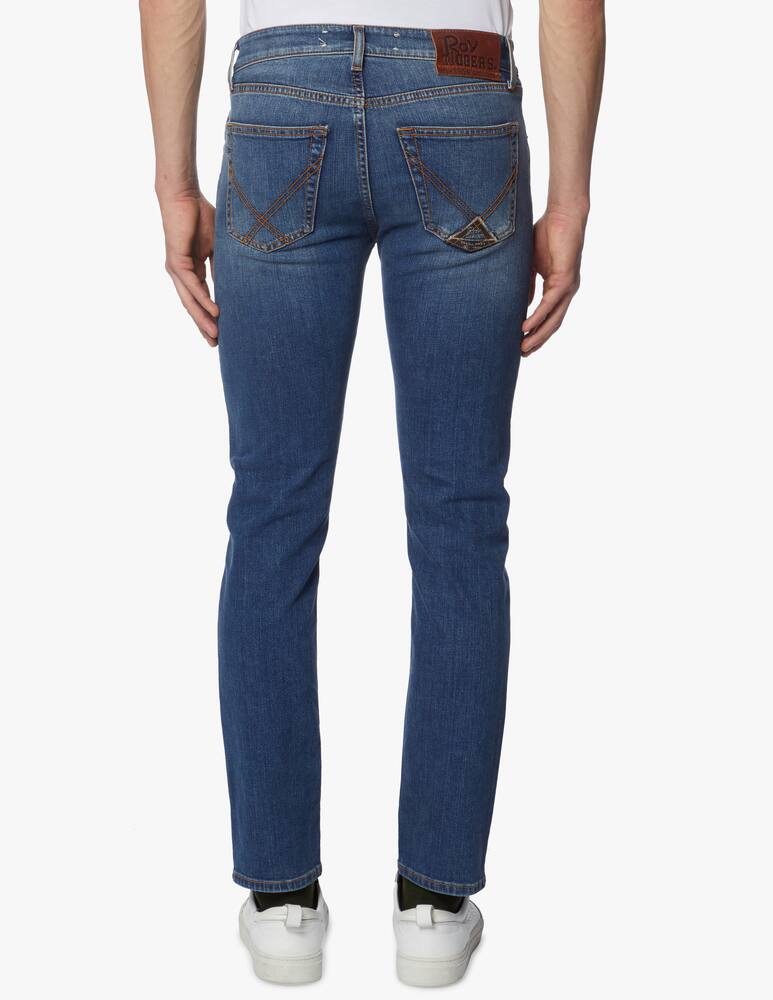 rinascente Roy Roger's 529 weared 10 jeans in medium wash denim