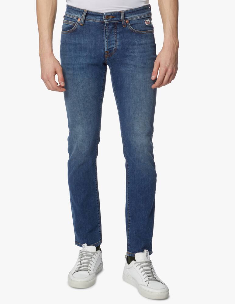 rinascente Roy Roger's 529 weared 10 jeans in medium wash denim