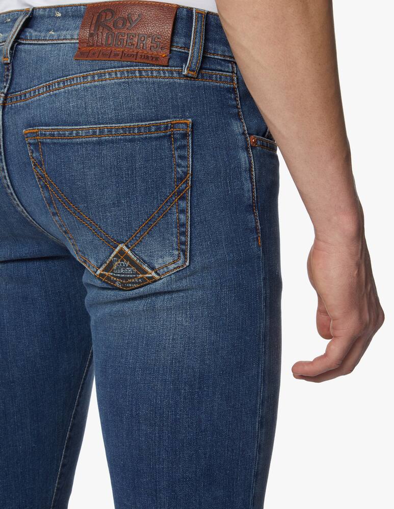 rinascente Roy Roger's 529 weared 10 jeans in medium wash denim