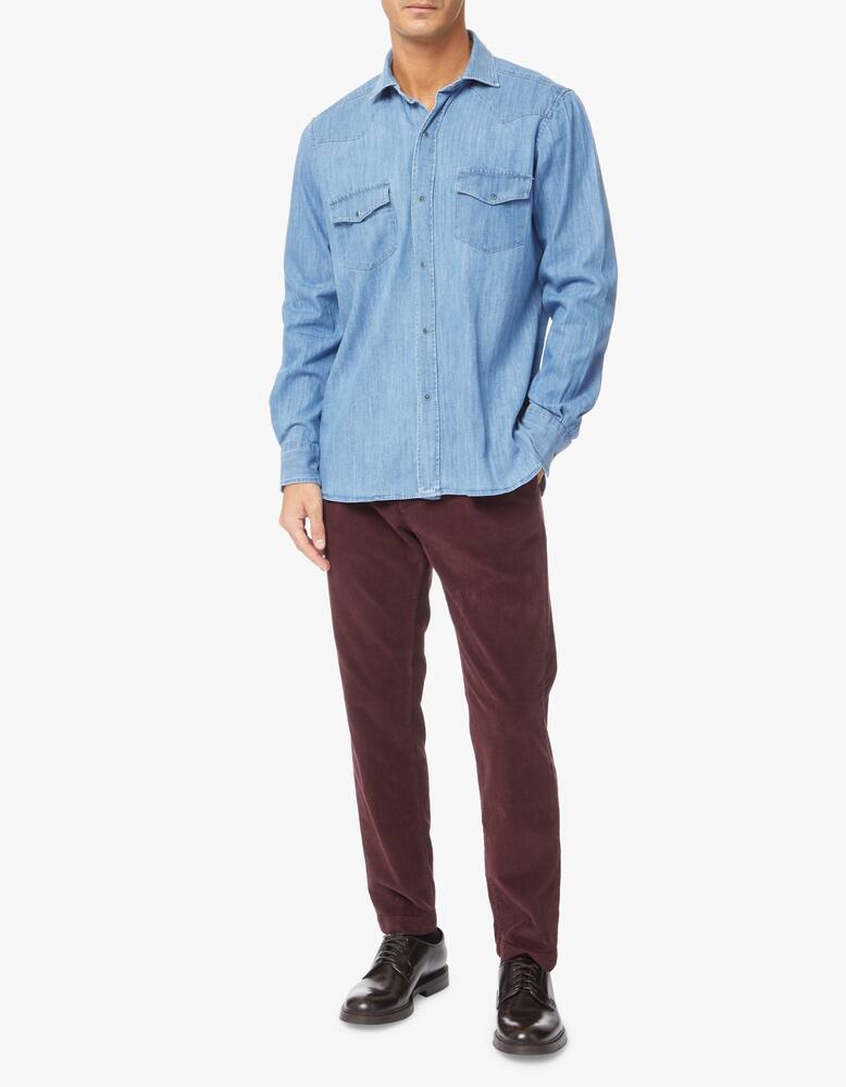 rinascente Bagutta Denim texana shirt