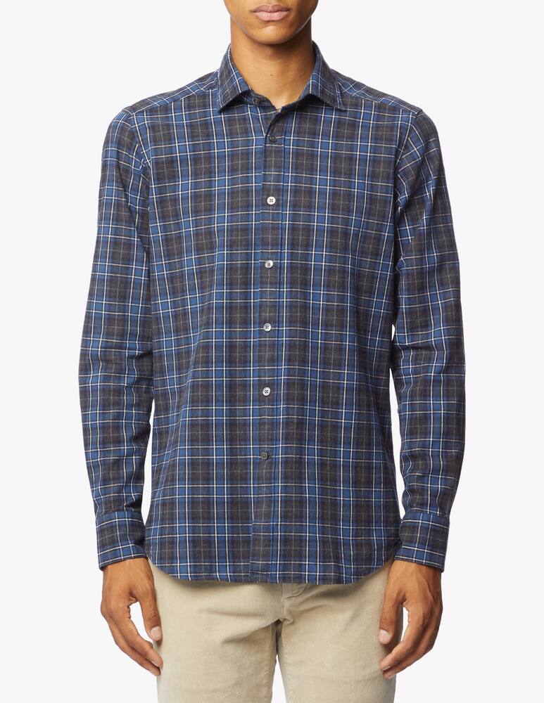 rinascente Bagutta Flannel checked shirt