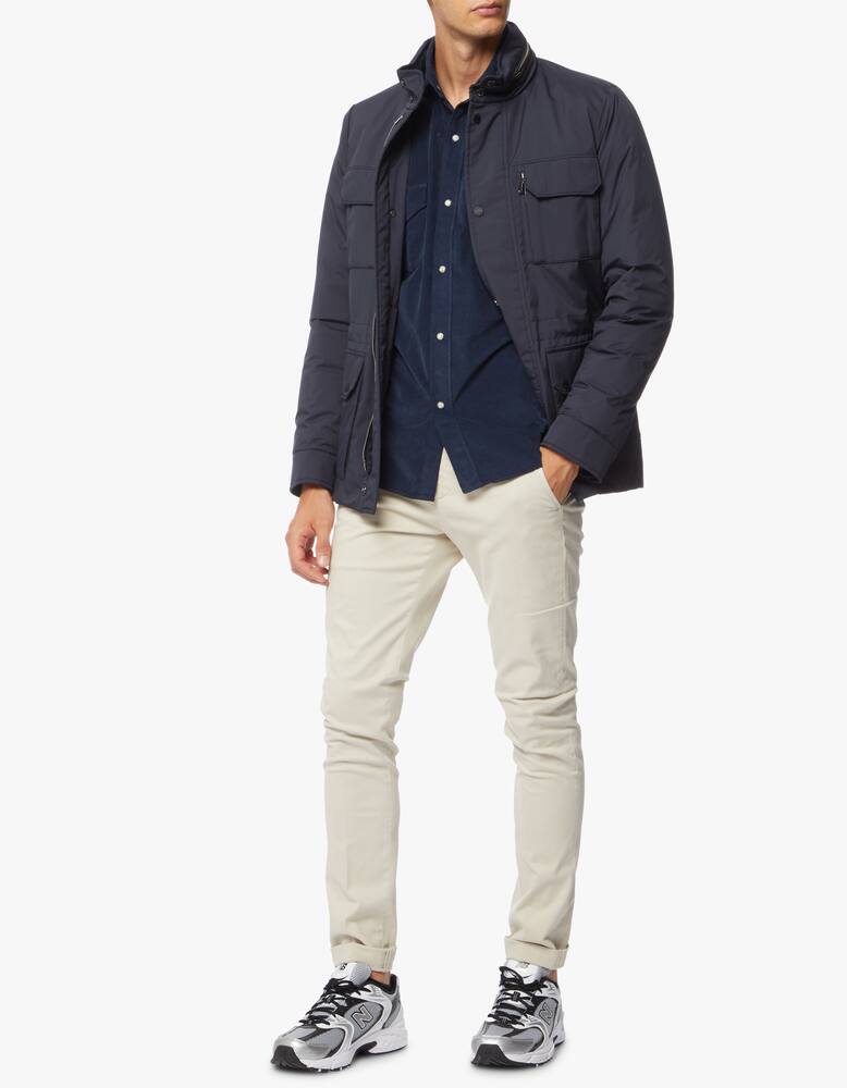 rinascente Bagutta Corduroy stretch texana shirt