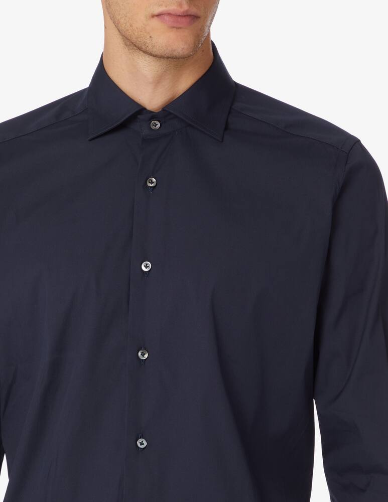 rinascente Bagutta Poplin stretch shirt - Blue