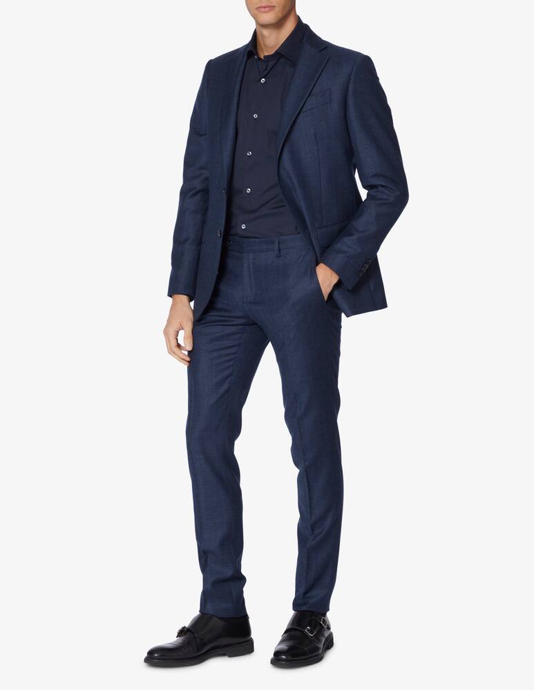 rinascente Bagutta Poplin stretch shirt - Blue