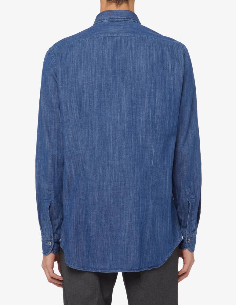 rinascente Bagutta Denim shirt - Blue
