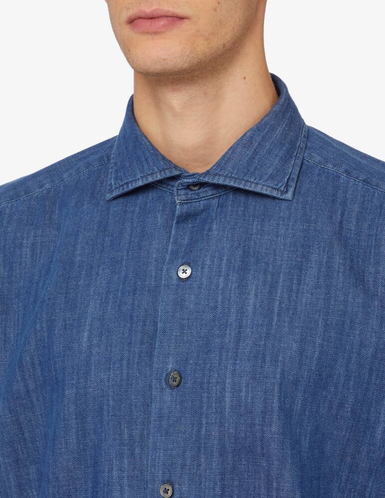 rinascente Bagutta Denim shirt - Blue