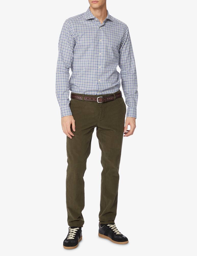 rinascente Bagutta Camicia flanella a quadri piccoli - Multicolor