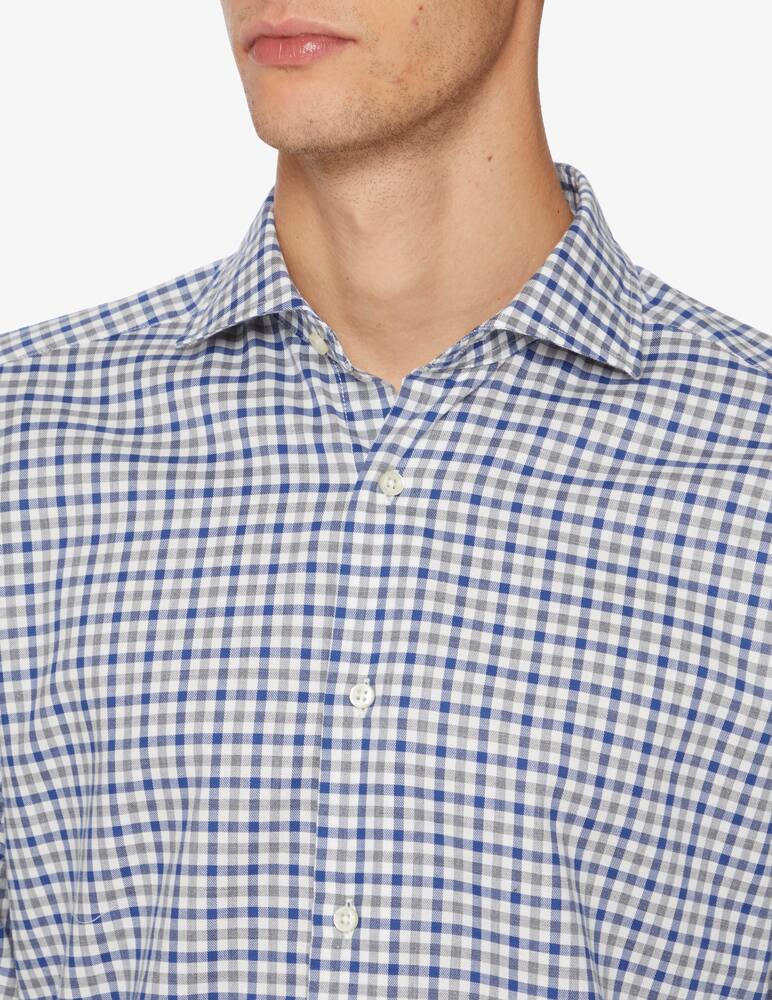 rinascente Bagutta Camicia flanella a quadri piccoli - Multicolor