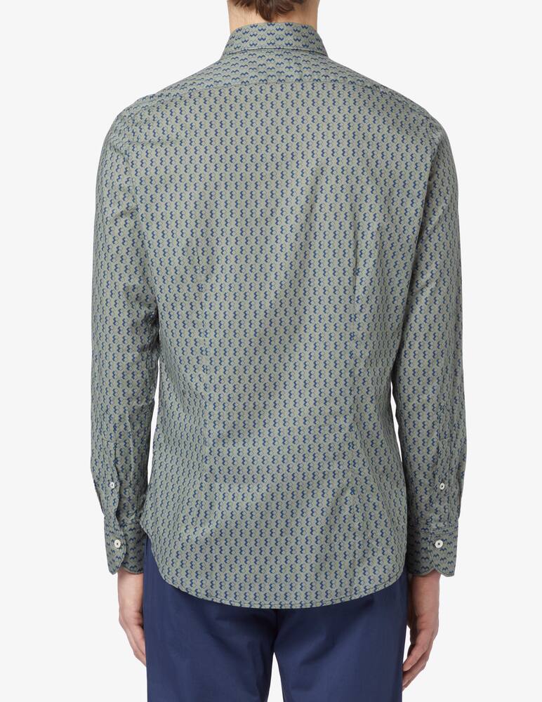 rinascente Bagutta Geometric printed shirt