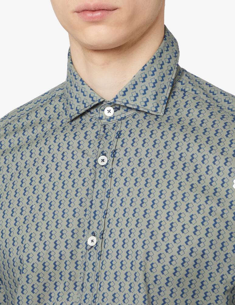 rinascente Bagutta Geometric printed shirt