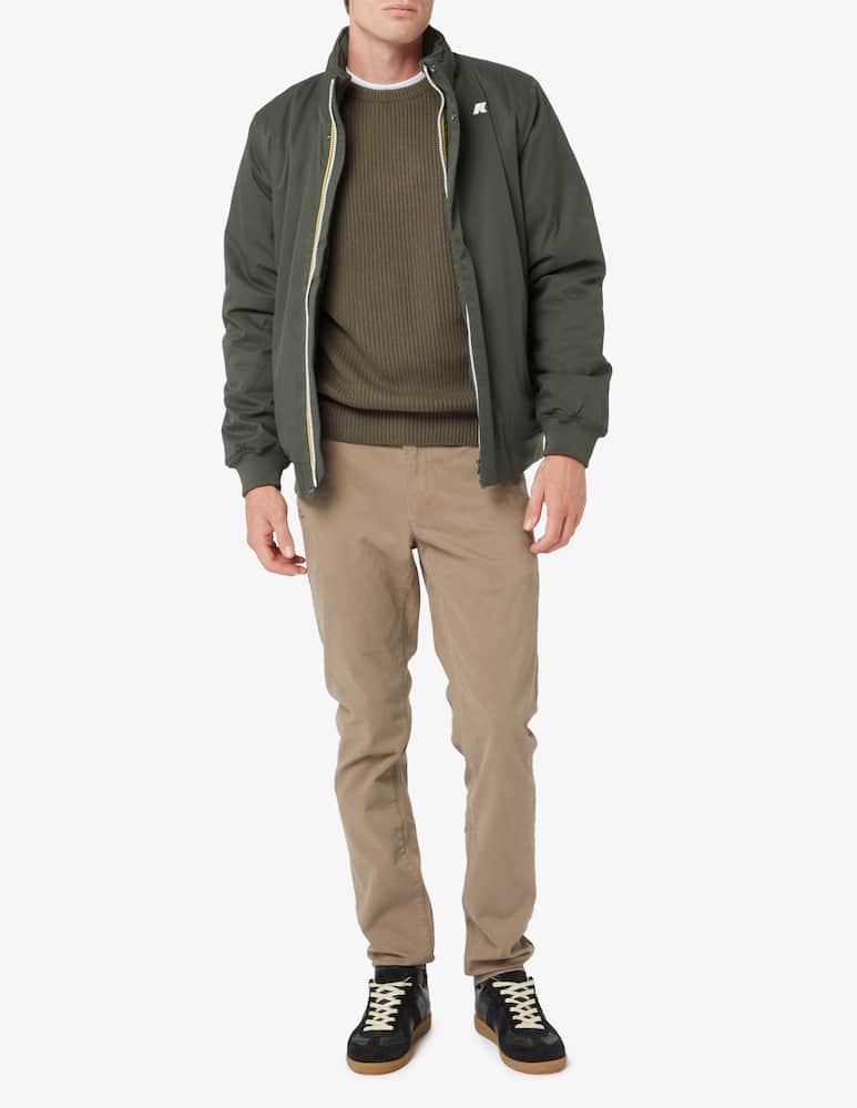 rinascente K-Way Giacca con cappuccio estraibile amaury twill marmotta