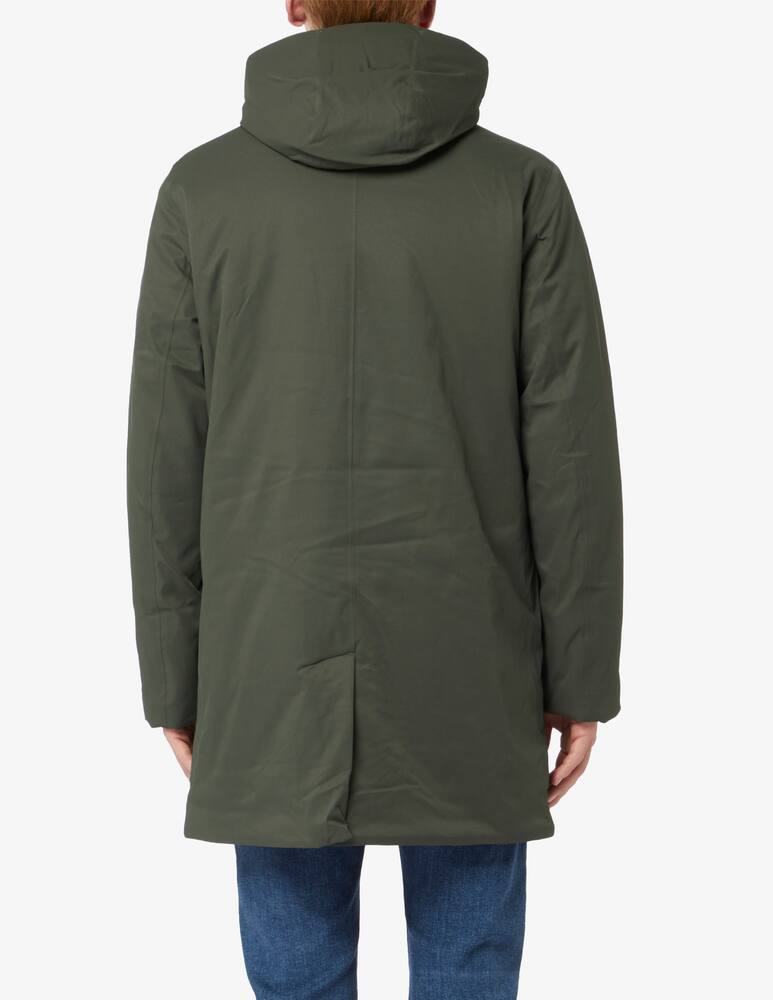 rinascente K-Way Hooded jacket jarno twill marmotta