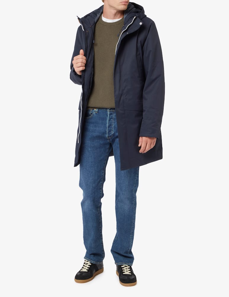 rinascente K-Way Hooded jacket jarno twill marmotta