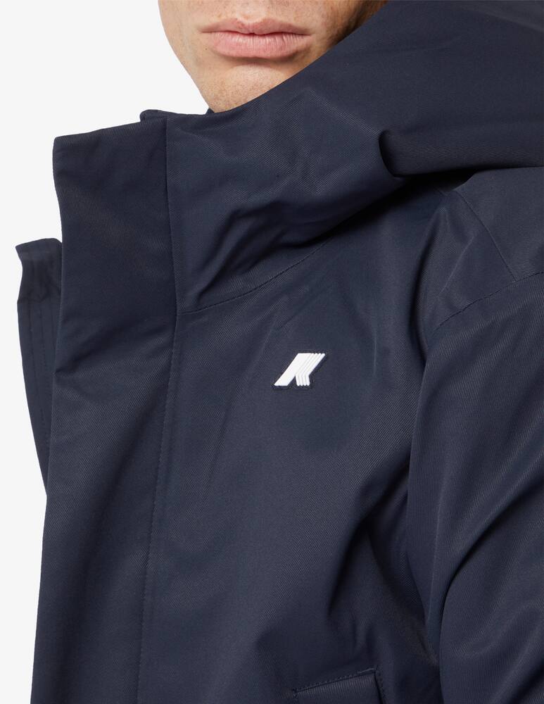 rinascente K-Way Hooded jacket jarno twill marmotta