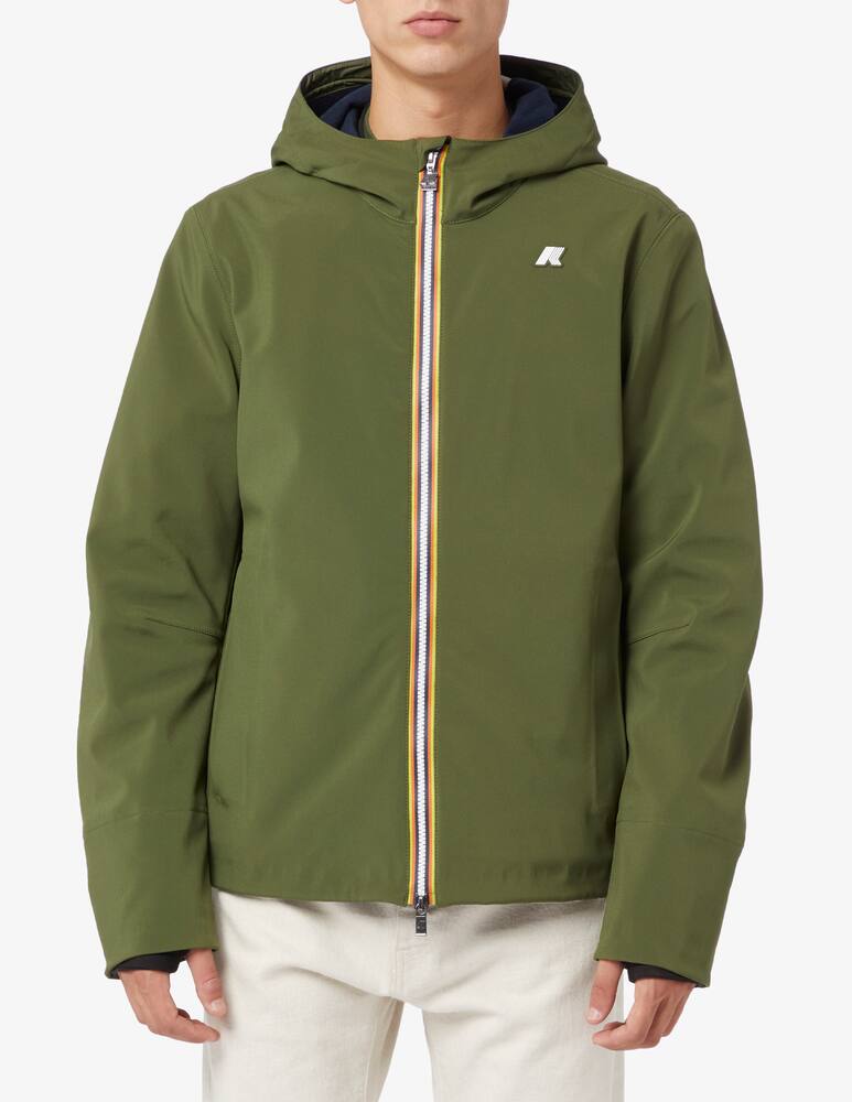 K-Way Giacca con cappuccio jacko bonded - immagine 1