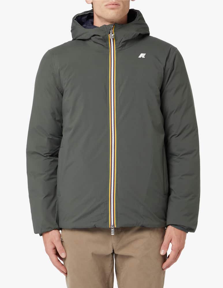 K-Way Giacca con cappuccio jack thermo reversibile - immagine 1 K-Way Giacca con cappuccio jack thermo reversibile - immagine 1
