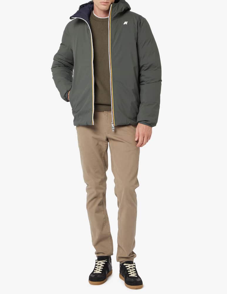 K-Way Giacca con cappuccio jack thermo reversibile - immagine 2 K-Way Giacca con cappuccio jack thermo reversibile - immagine 2
