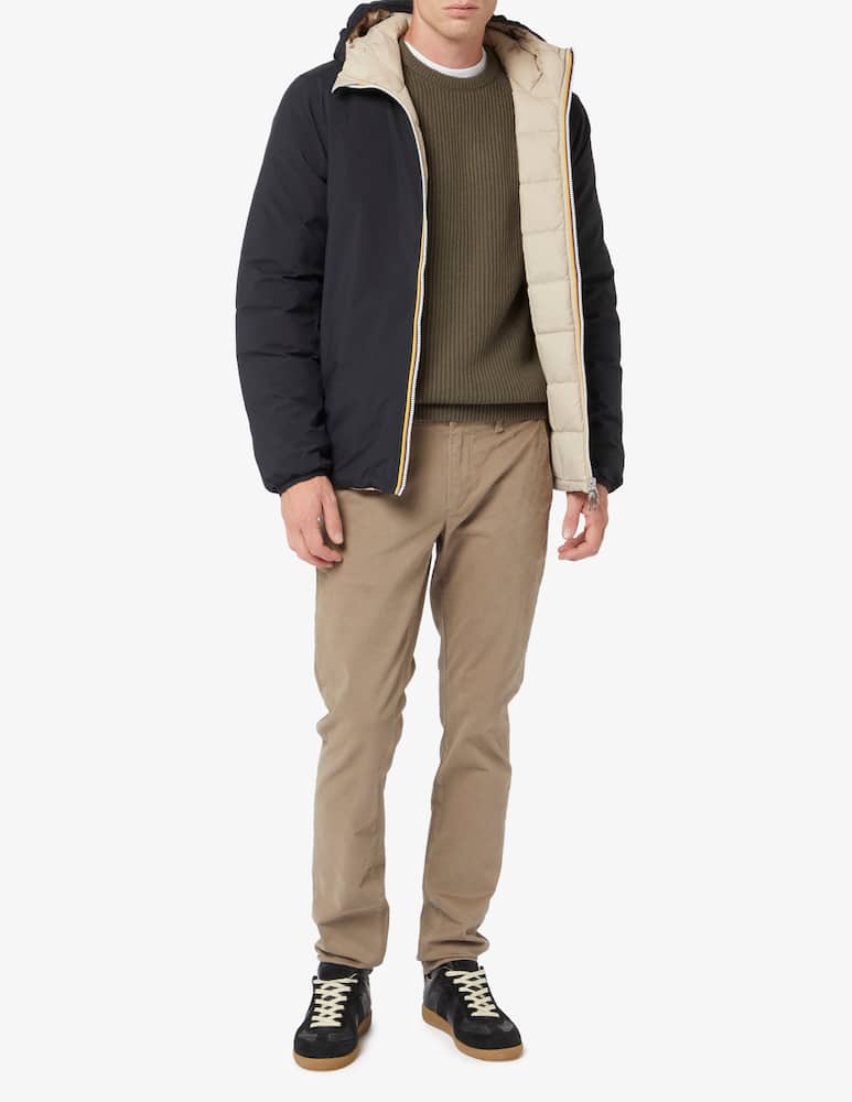 rinascente K-Way Giacca con cappuccio jack thermo reversibile