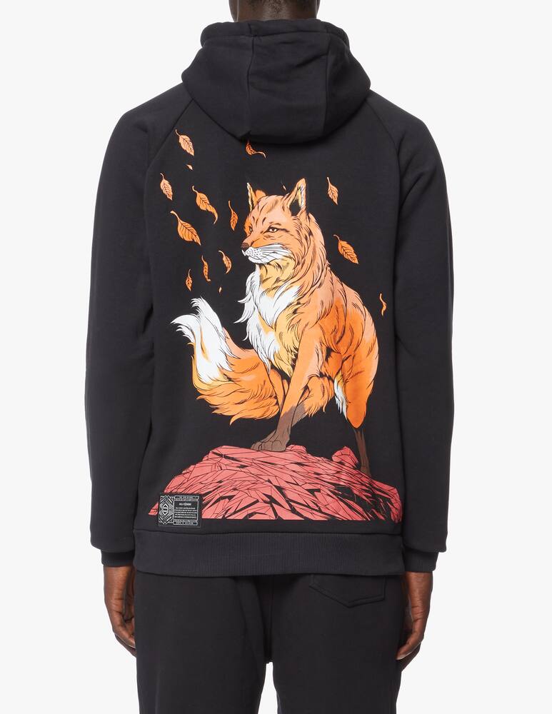 rinascente Dolly Noire Fox grape hoodie