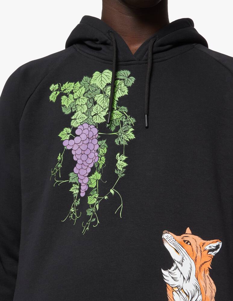 rinascente Dolly Noire Fox grape hoodie