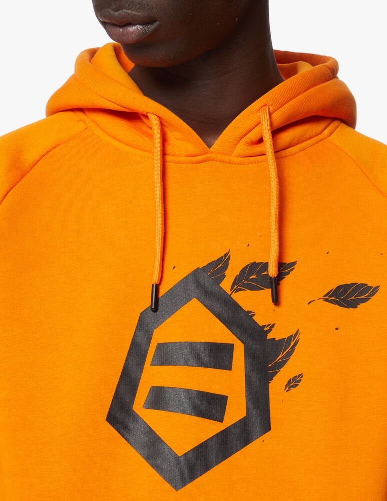 rinascente Dolly Noire Felpa con cappuccio logo foglie