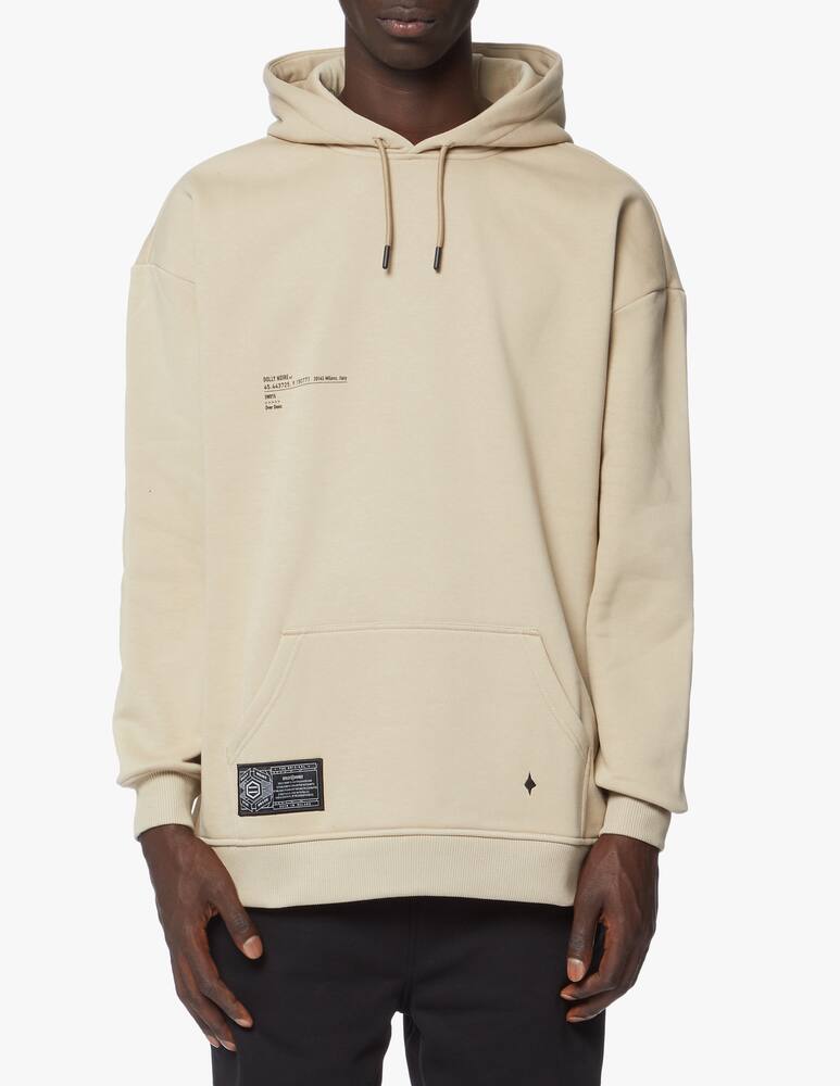 rinascente Dolly Noire Felpa con cappuccio oversize minimal