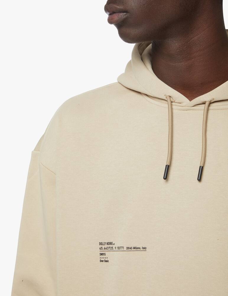 rinascente Dolly Noire Felpa con cappuccio oversize minimal