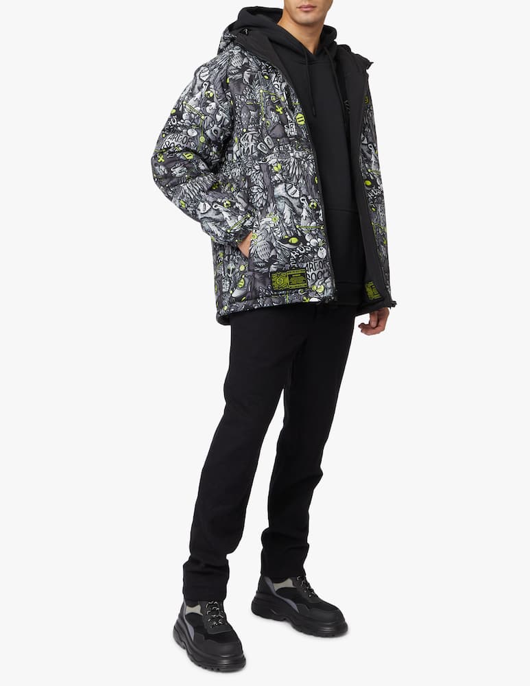 rinascente Dolly Noire Giacca reversibile full zip con cappuccio 