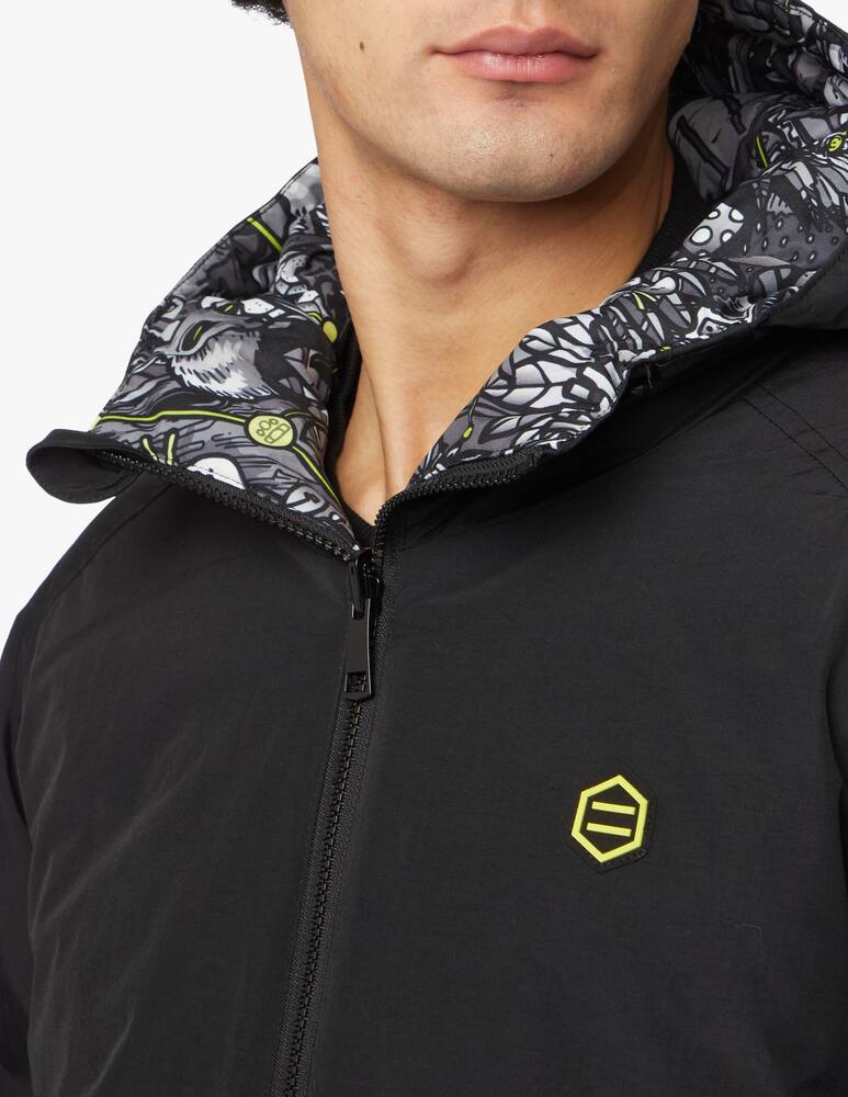 rinascente Dolly Noire Giacca reversibile full zip con cappuccio 