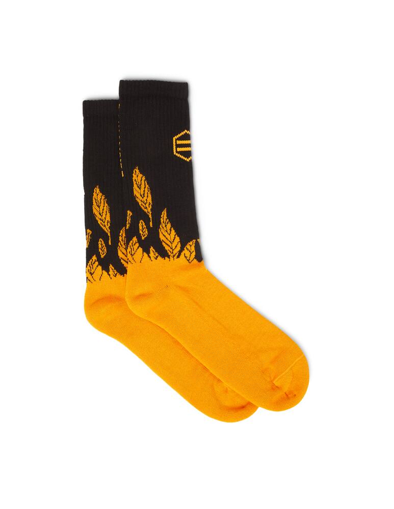 rinascente Dolly Noire Calzini fantasia foglie