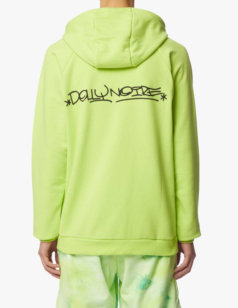 rinascente Dolly Noire Felpa con cappuccio logo retro writing - verde