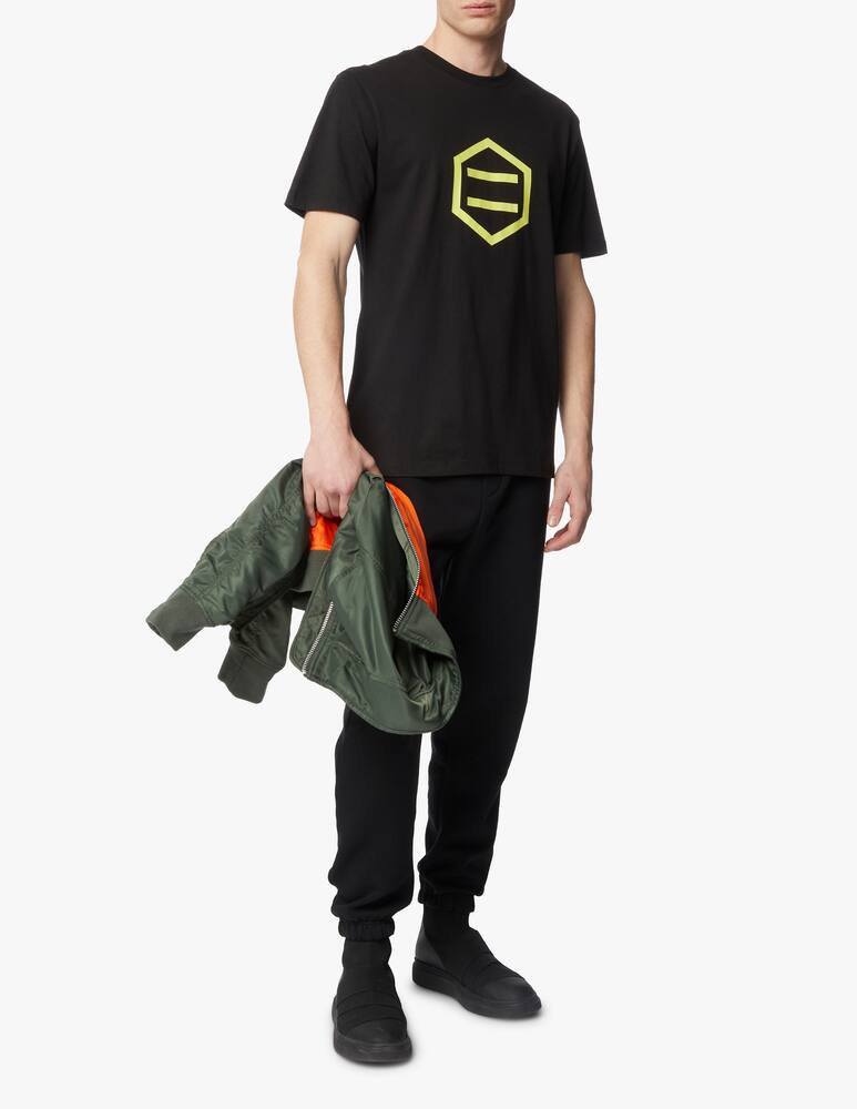 rinascente Dolly Noire Back writing logo t-shirt - black