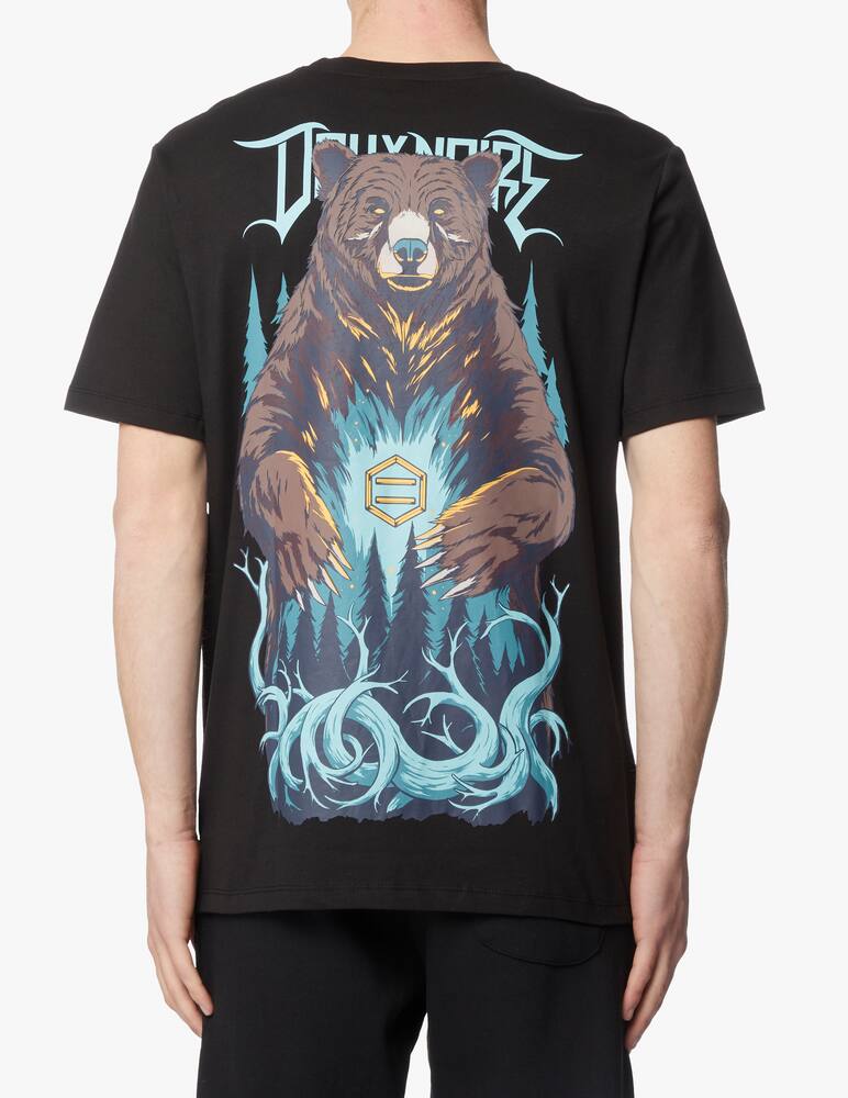 rinascente Dolly Noire Maglietta manica corta orso retro big - nero