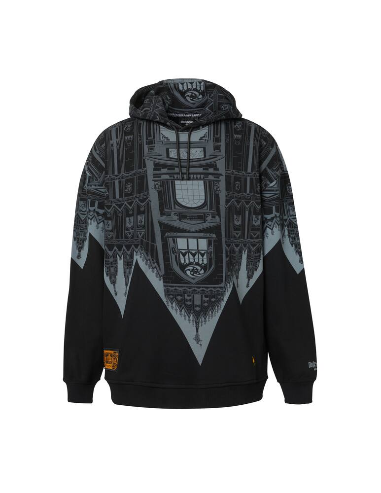 rinascente Dolly Noire Milan over hoodie - black