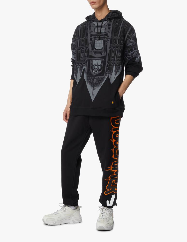 rinascente Dolly Noire Milan over hoodie - black