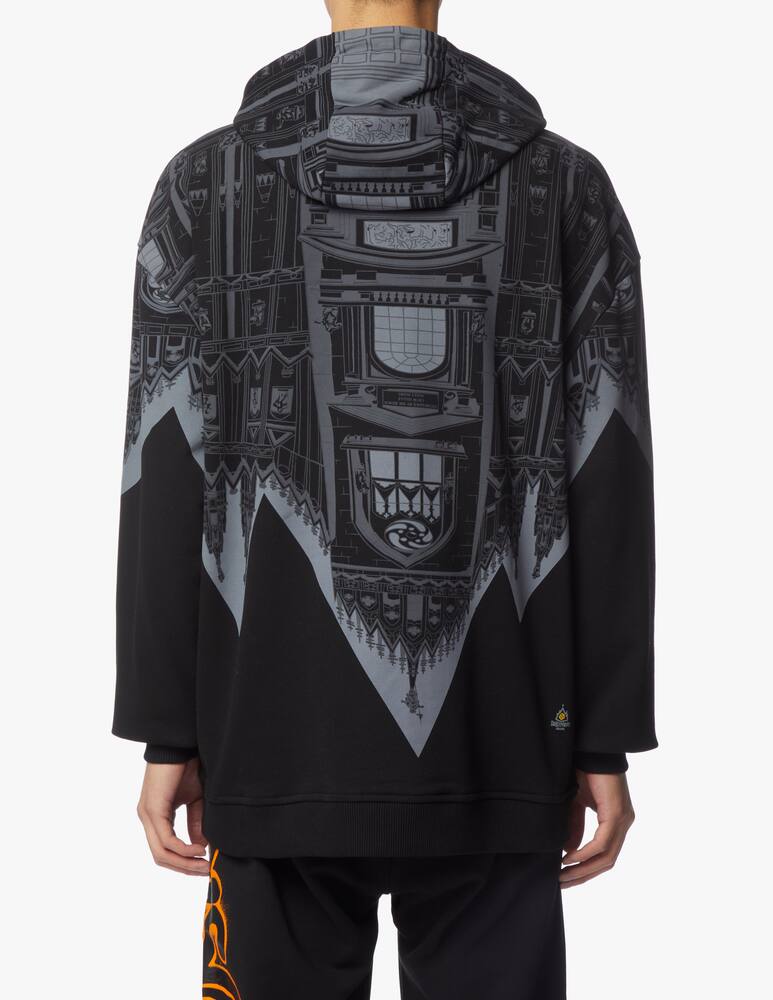 rinascente Dolly Noire Milan over hoodie - black