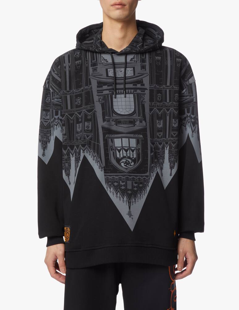 rinascente Dolly Noire Milan over hoodie - black