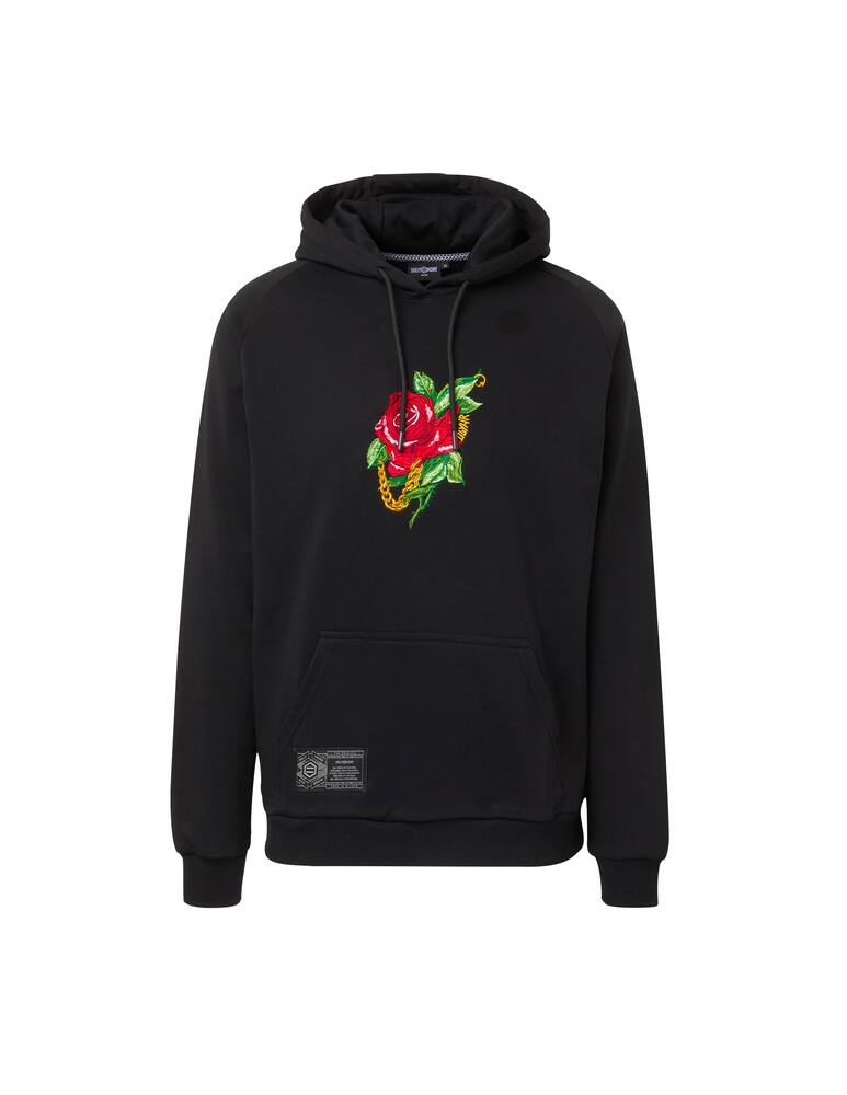 rinascente Dolly Noire Embroidered hoodie - black