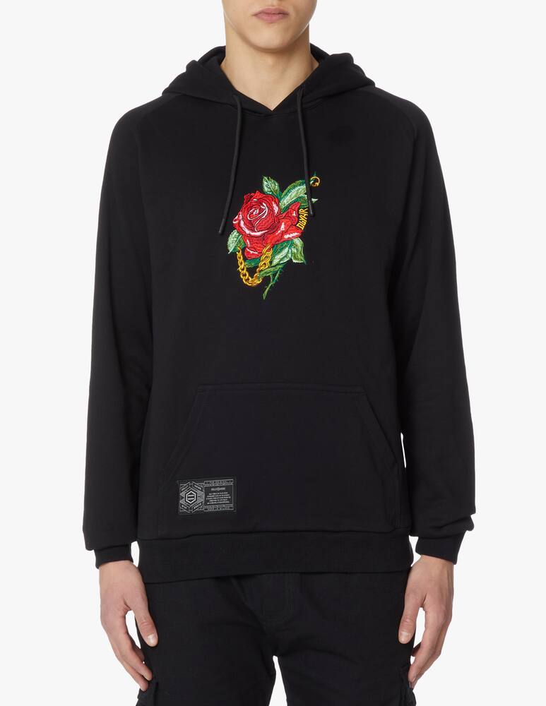 rinascente Dolly Noire Embroidered hoodie - black