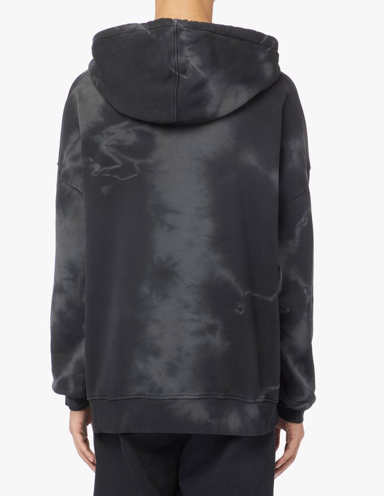 rinascente HINNOMINATE Felpa cappuccio logo con stampa tiedye e brick