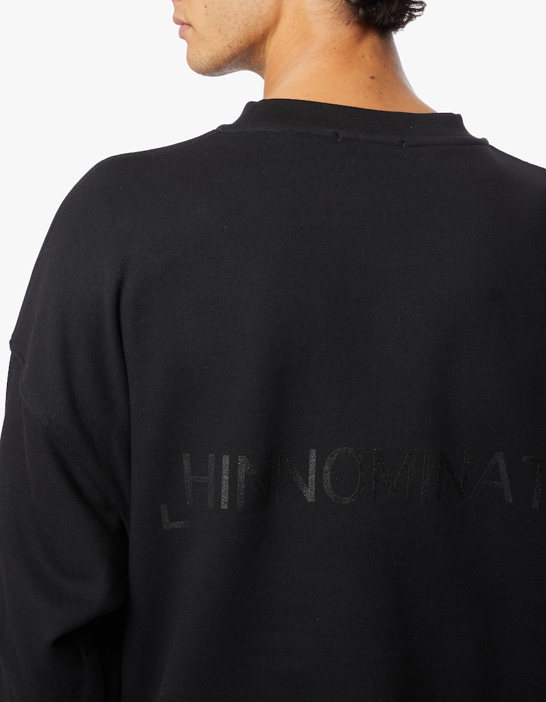 rinascente HINNOMINATE Long-sleeved logo crewneck sweatshirt 