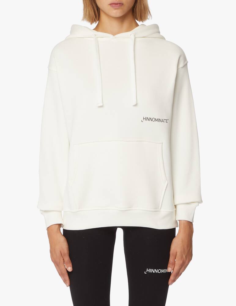 rinascente HINNOMINATE Felpa cappuccio in cotone