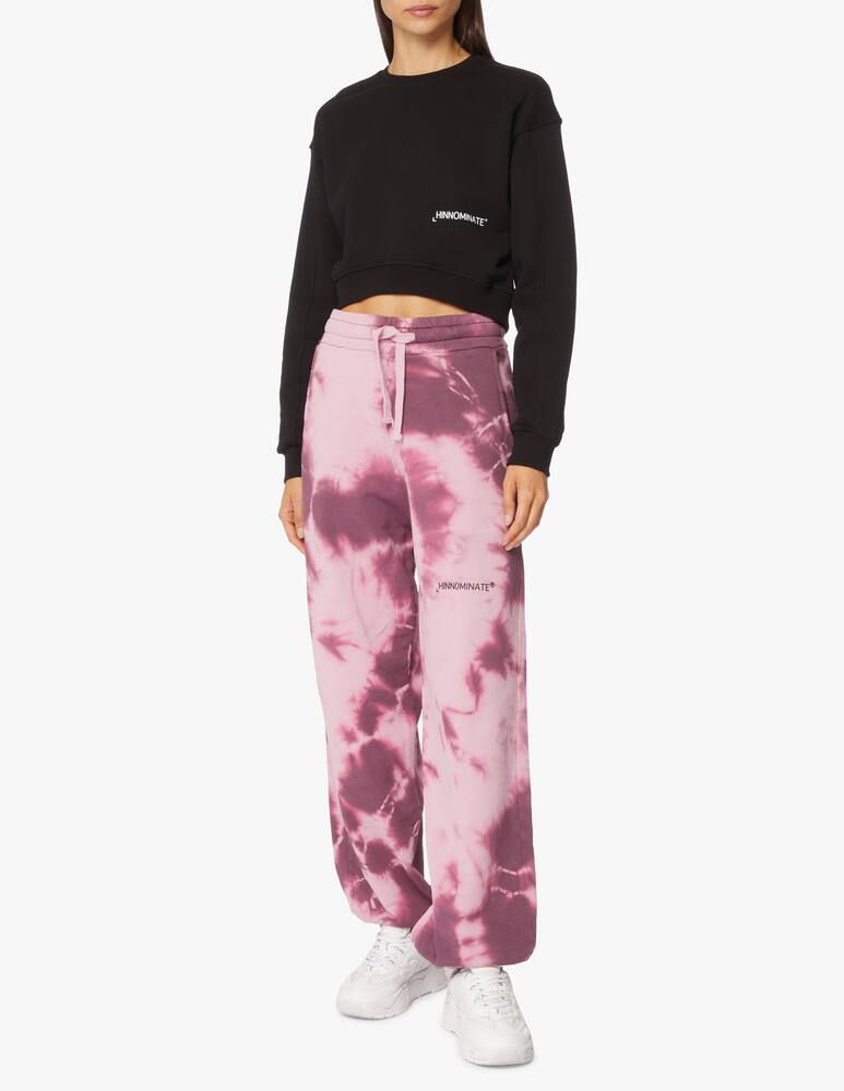 rinascente HINNOMINATE Felpa crop in cotone