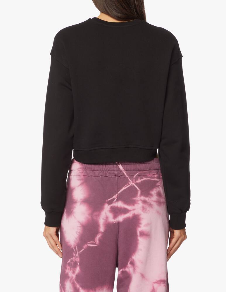 rinascente HINNOMINATE Felpa crop in cotone