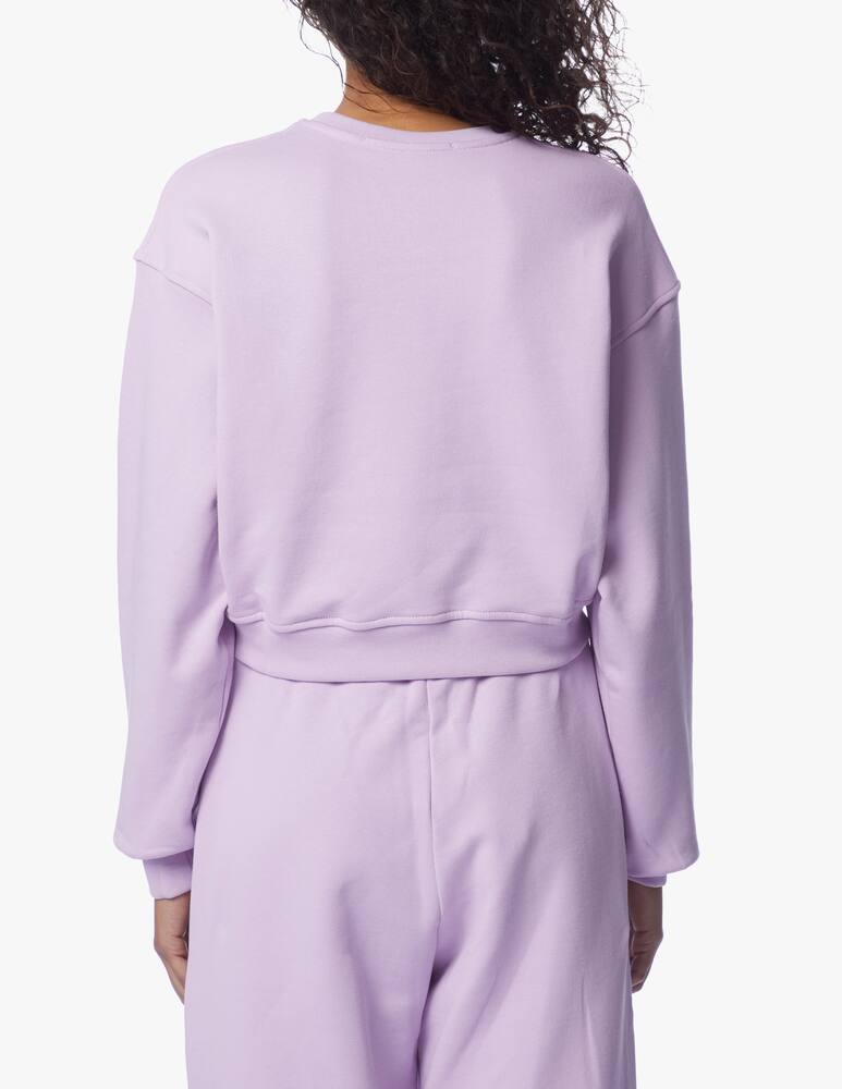 rinascente HINNOMINATE Felpa crop in cotone