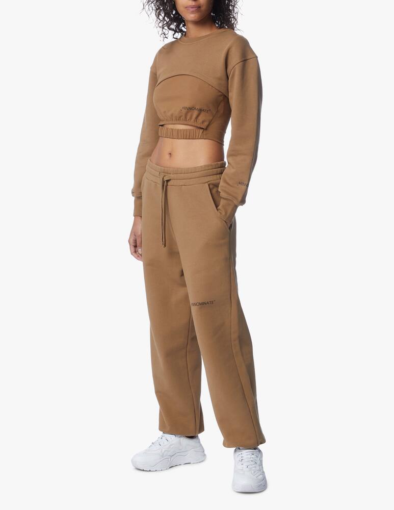rinascente HINNOMINATE Cotton cropped sweatshirt