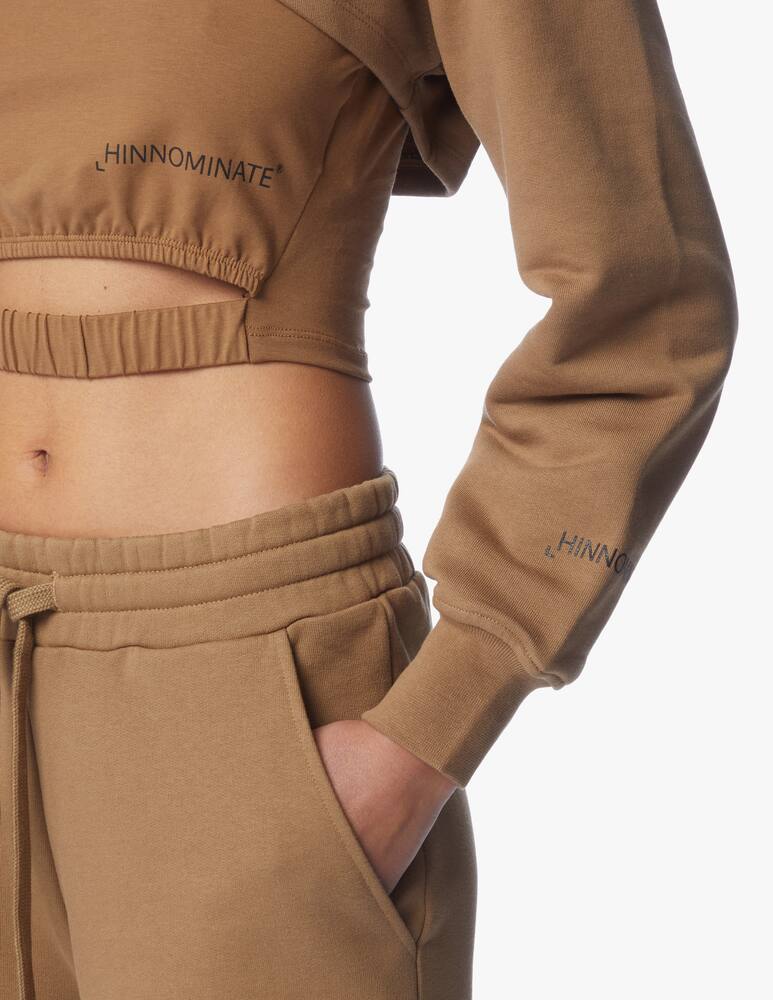 rinascente HINNOMINATE Cotton cropped sweatshirt