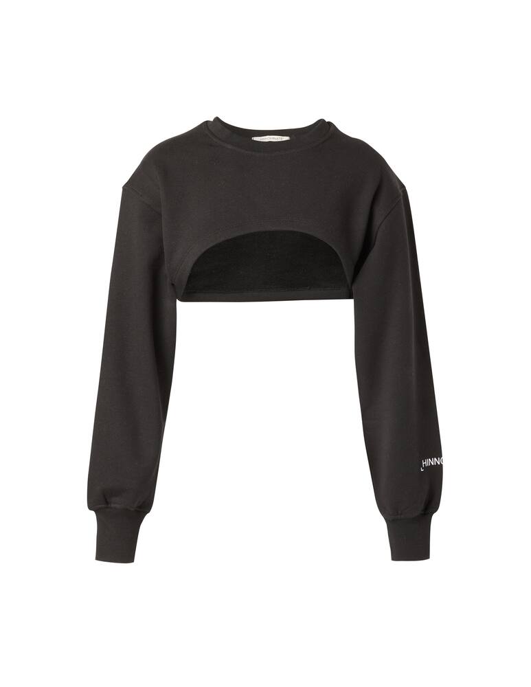 HINNOMINATE Cotton cropped sweatshirt - picture 1 HINNOMINATE Cotton cropped sweatshirt - picture 1