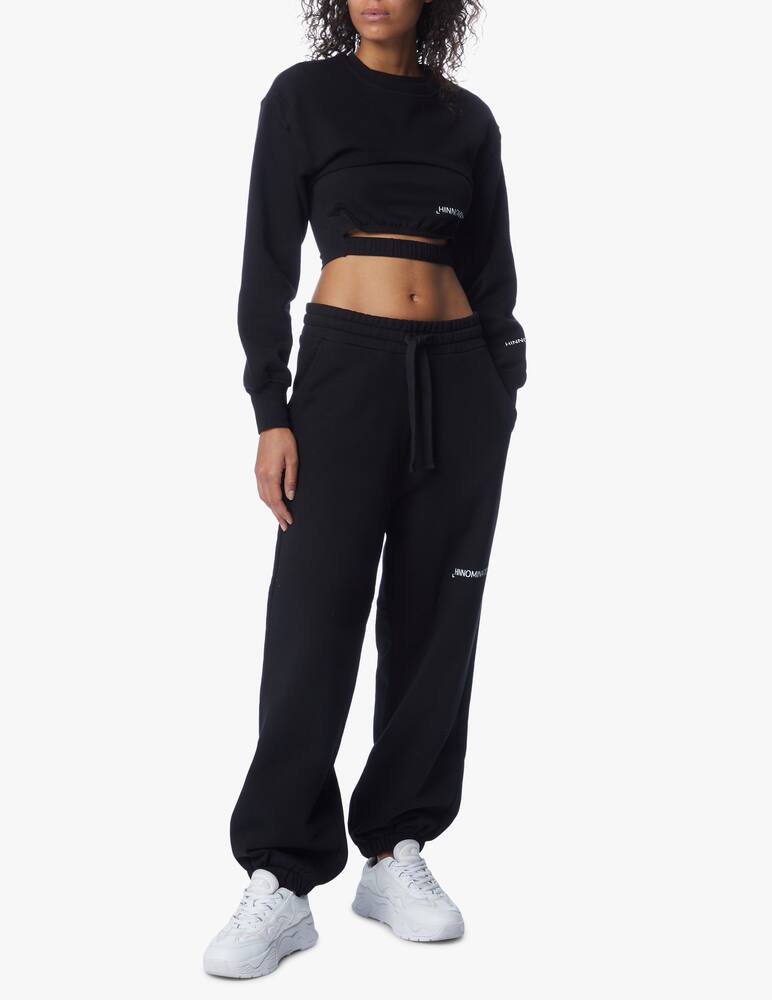HINNOMINATE Cotton cropped sweatshirt - picture 2 HINNOMINATE Cotton cropped sweatshirt - picture 2