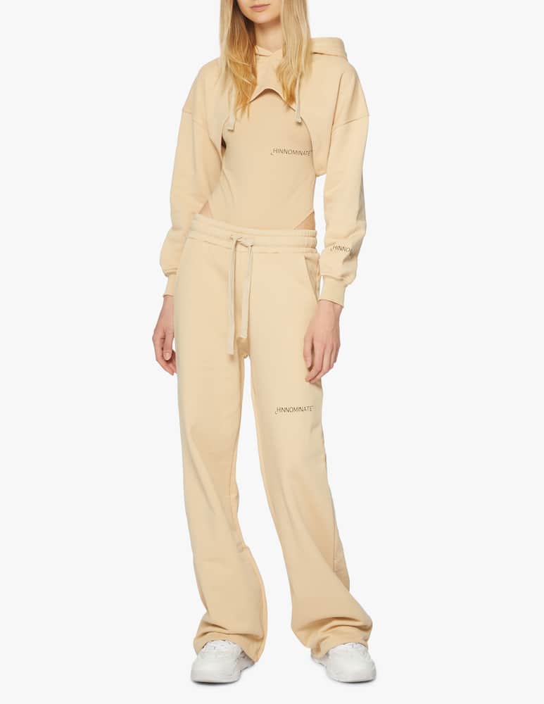 rinascente HINNOMINATE Cotton cropped hoodie